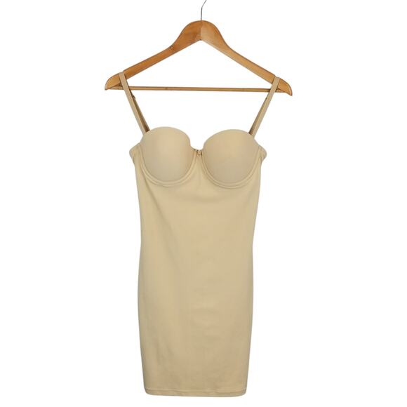 Victoria's Secret Women's Shapewear Smoothing Slip 36B Bra Size Tan Medium - Picture 1 of 11
